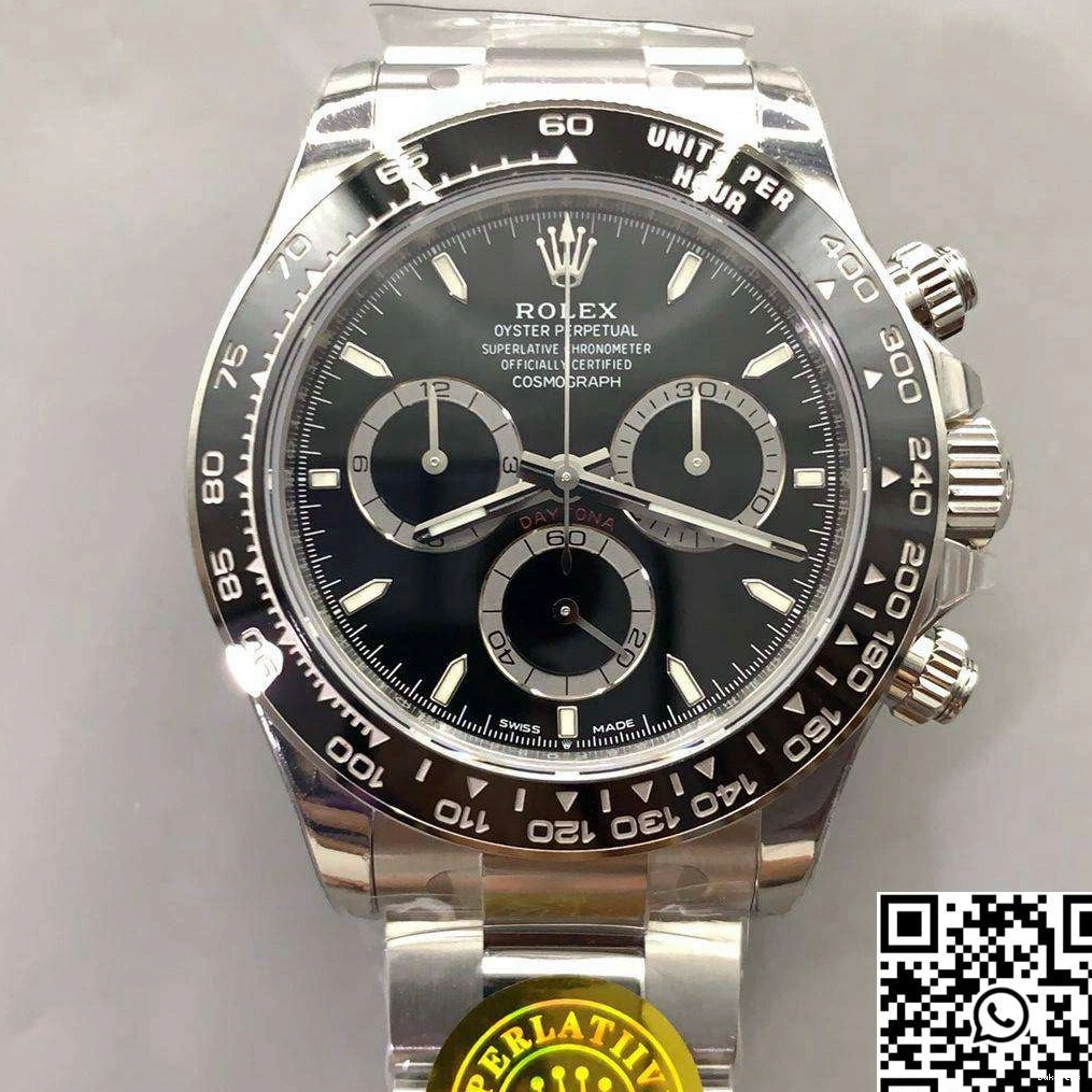 Bezel Rolex VS Daytona Movement M126500LN-0002 Factory Black 4131 Cosmograph 0517